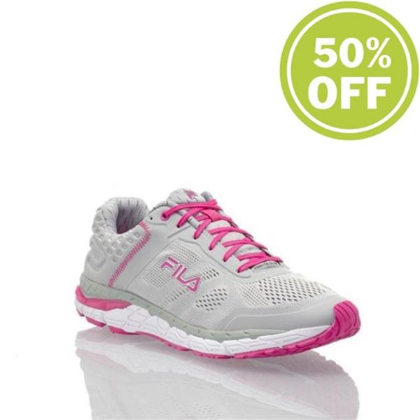 Zapatillas Running Fila Mujer Gris / Moradas - Sprint Neutral Frt Functional - España 729458KMR